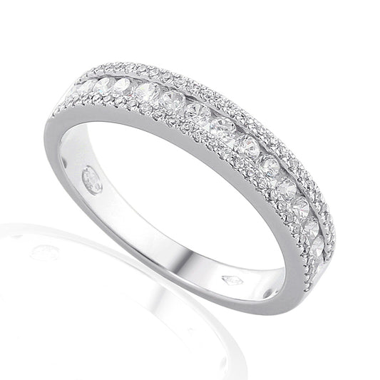 Half Eternity Diamond Ring R37080