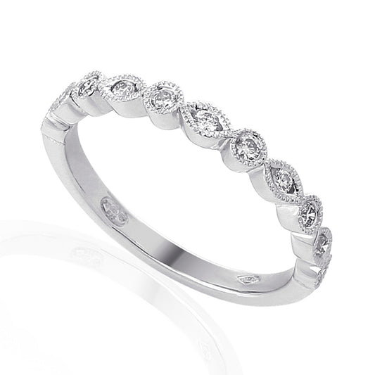 Half Eternity Diamond Ring R43116